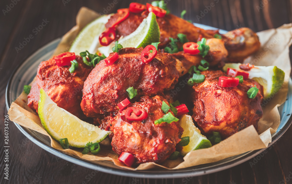 Chicken drumsticks in barbecue sauce Chicken drumsticks in barbecue sauce