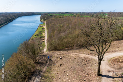 Landschaft des Nord-Ostsee-Kanals, oder Kiel-Canal, wie er international genannt wird photo