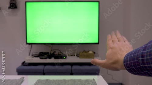 TV with gesture control feature photo