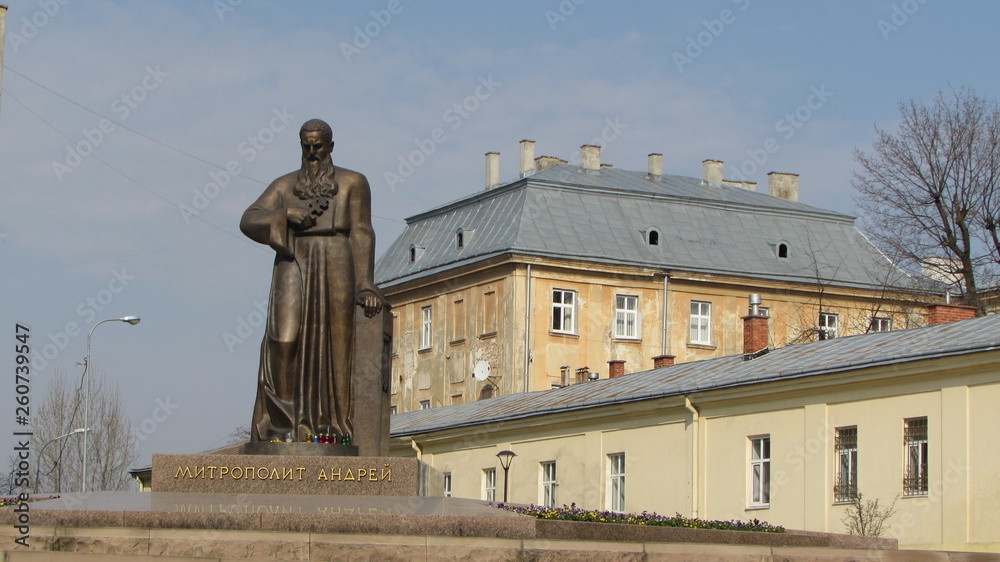 Obraz premium monument to Andrey Sheptytskyy