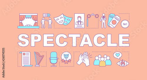 Spectacle word concepts banner