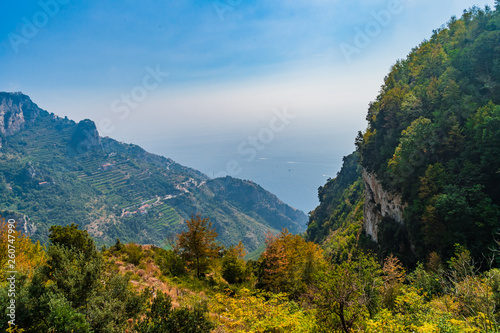 Paesaggi del Sentiero degli Dei a Positano