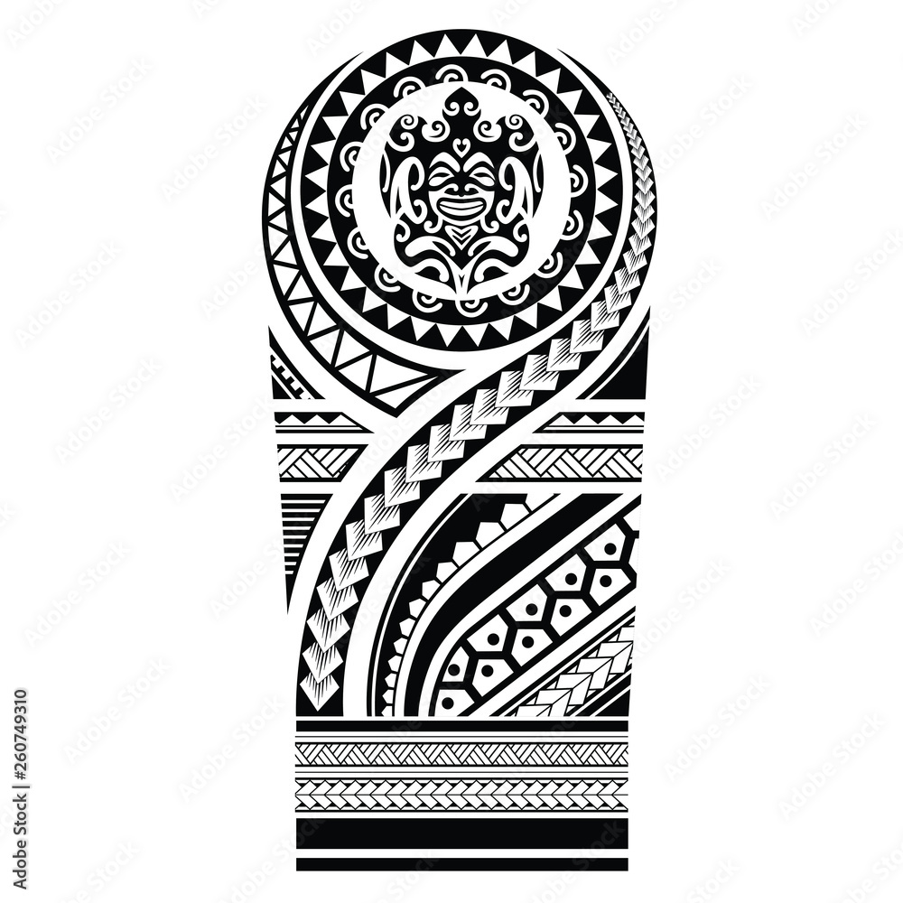 Mask in the Style of Polynesian Ornaments. Samoan Tattoo Designs. Isolated.  Vector Stock Vector - Illustration of style, travel: 234463166