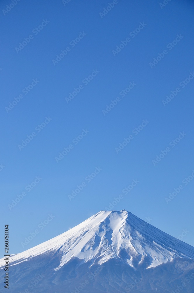 青天に富士山