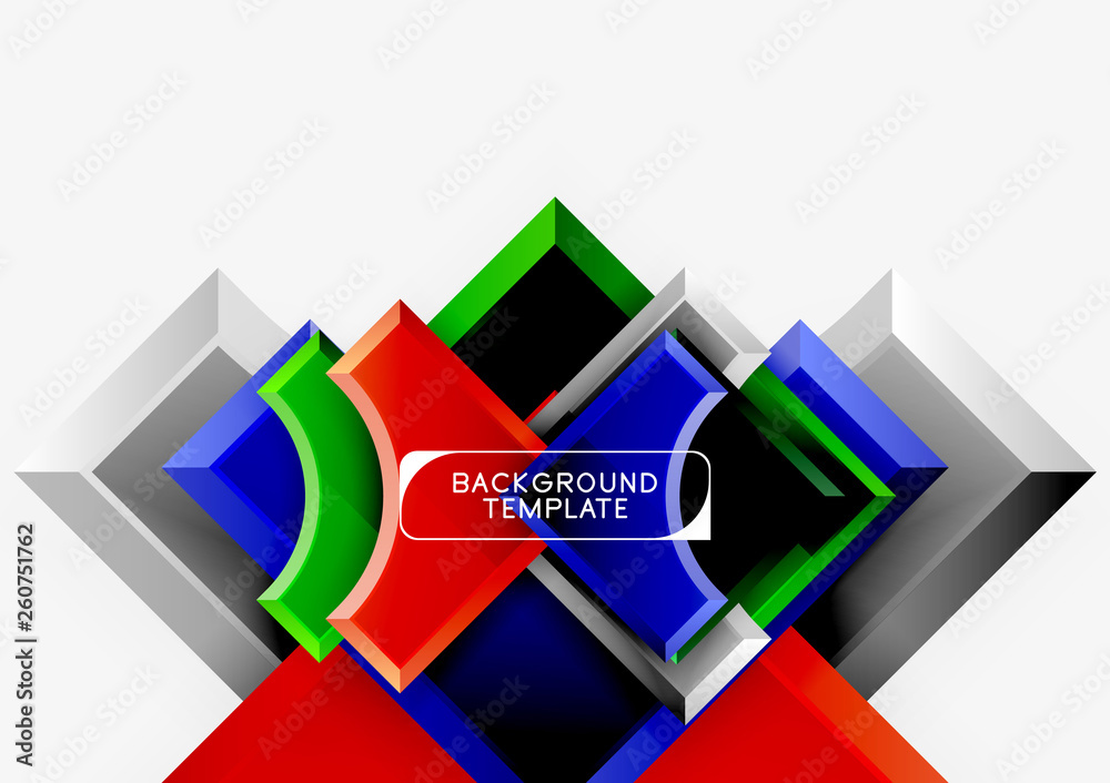 3d futuristic shapes vector abstract background made of glossy pieces with light effects 3d futuristic shapes vector abstract background made of glossy pieces with light effects
