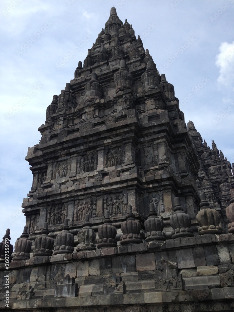 Ruin of Prambanan in Indonesia	