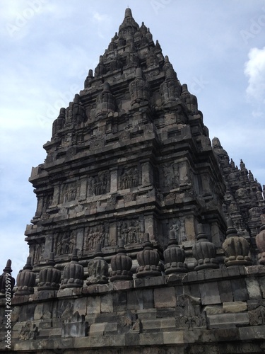 Ruin of Prambanan in Indonesia 