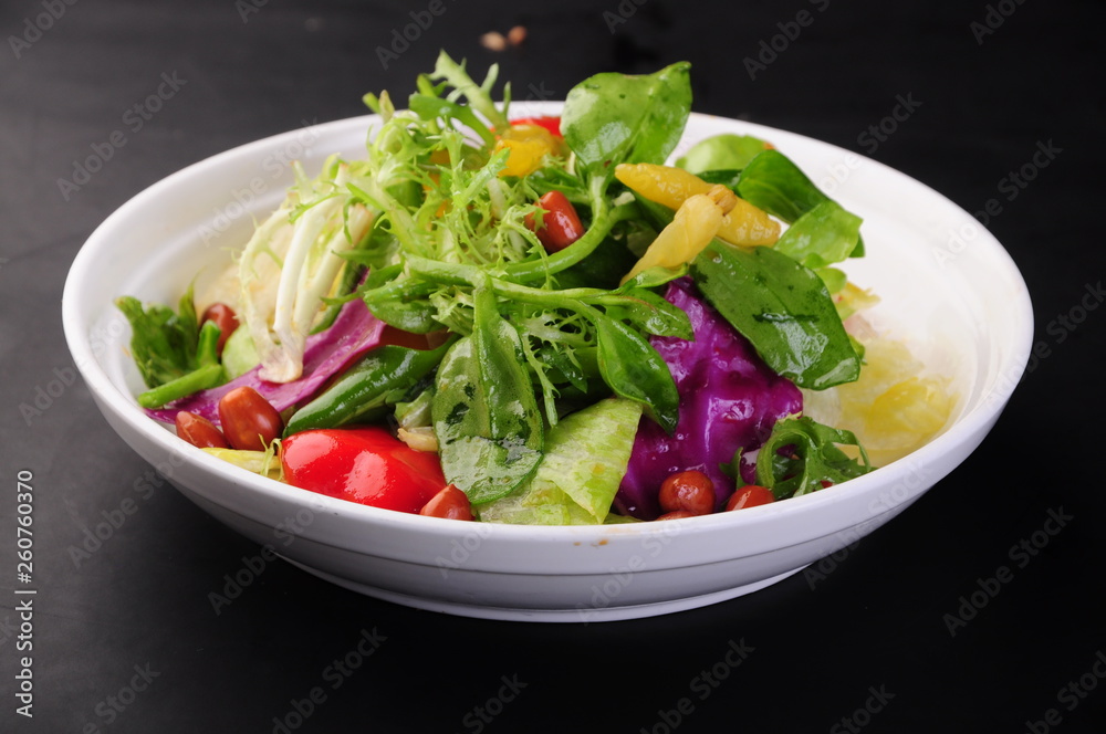 fresh salad in a bowl fresh salad in a bowl