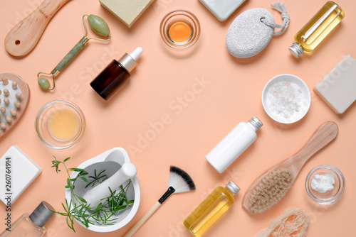 Spa products for home skin care