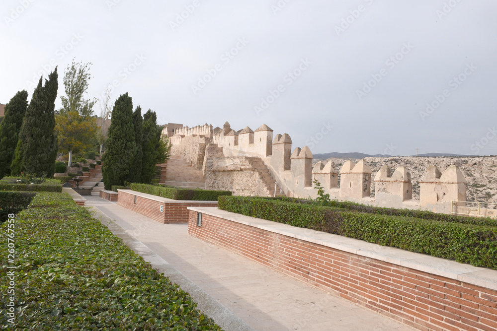 Alcazaba d' Alméria Espagne jardins