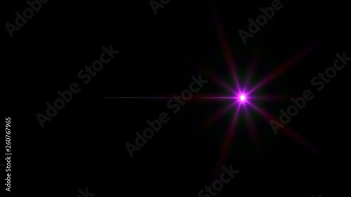 purple lens flare