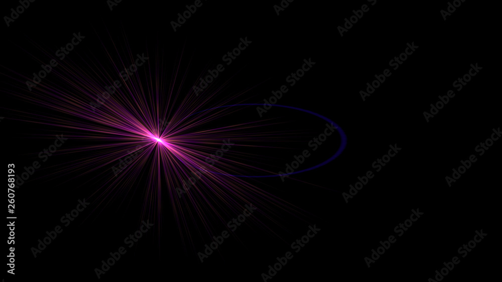 purple lens flare
