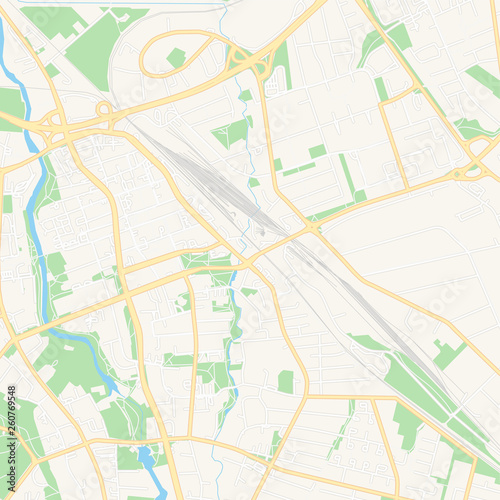 Seinajoki  Finland printable map