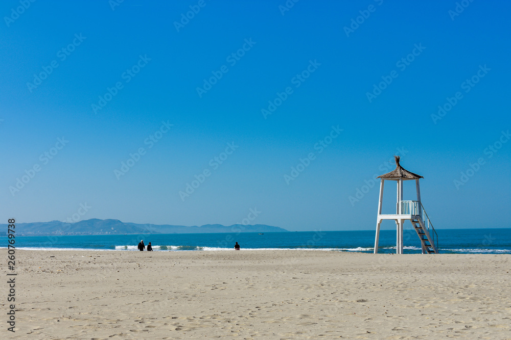 a sunny day at the beach