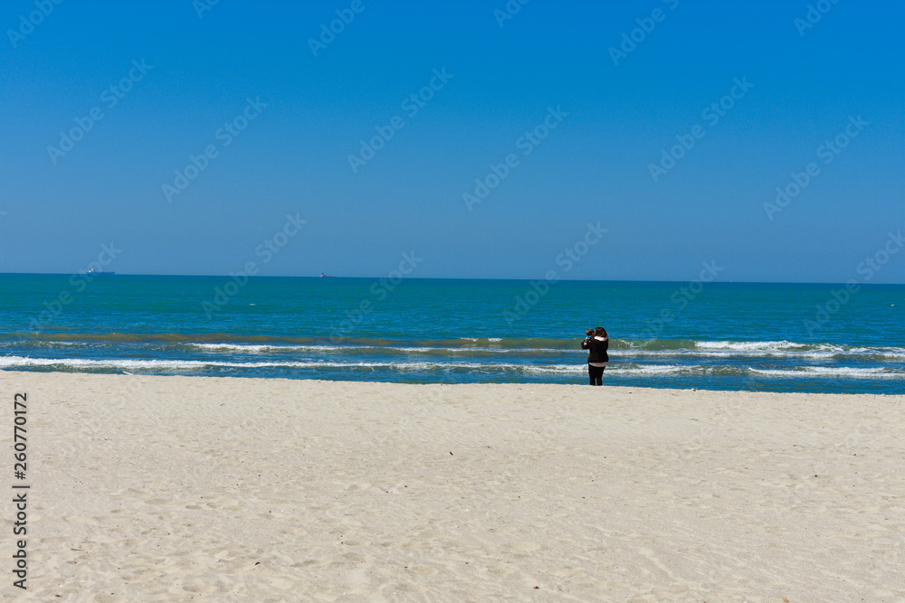 a sunny day at the beach