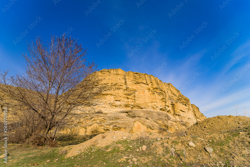 Cave city Uplistsikhe. One of the first cities in Georgia.