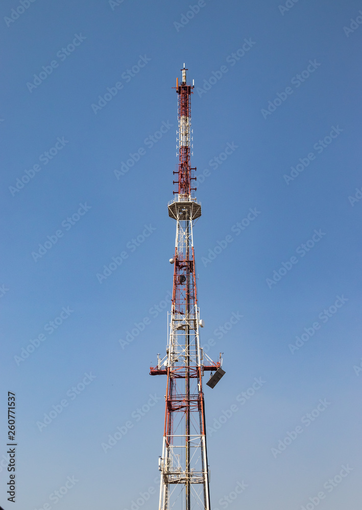 TV repeater, mast for broadcast TV signal TV repeater, mast for broadcast TV signal