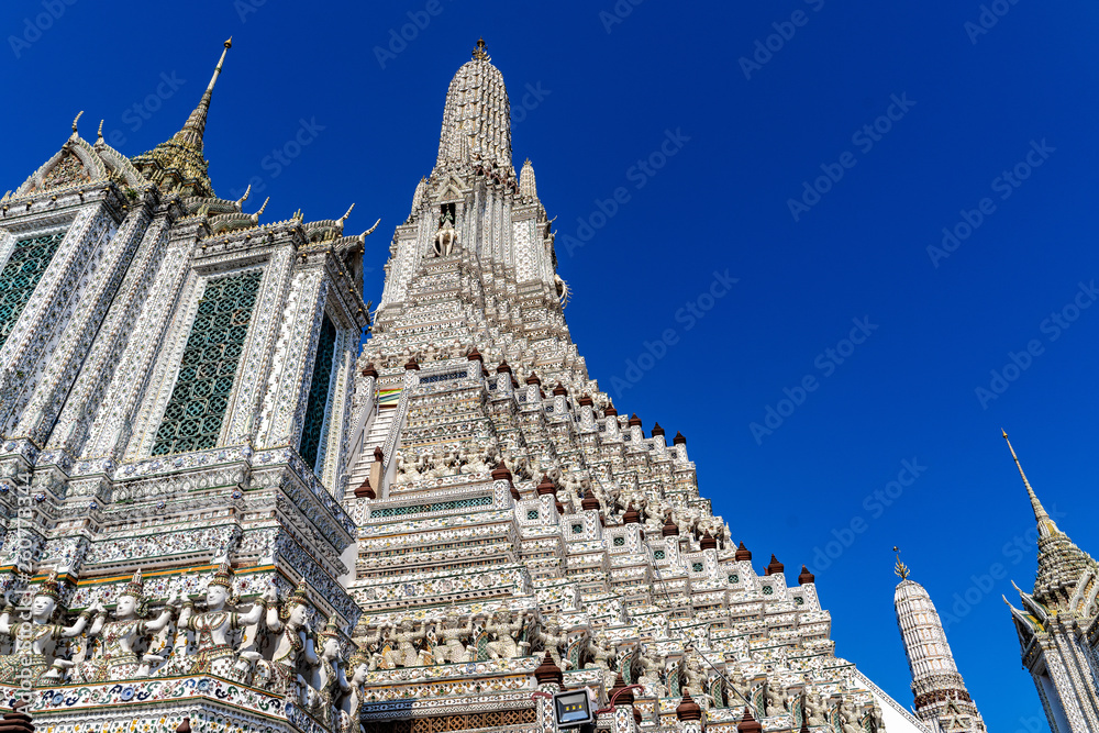 The Main Prang of Wat Arun Ratchawararam(Temple of Dawn) one of Bangkok's landmark