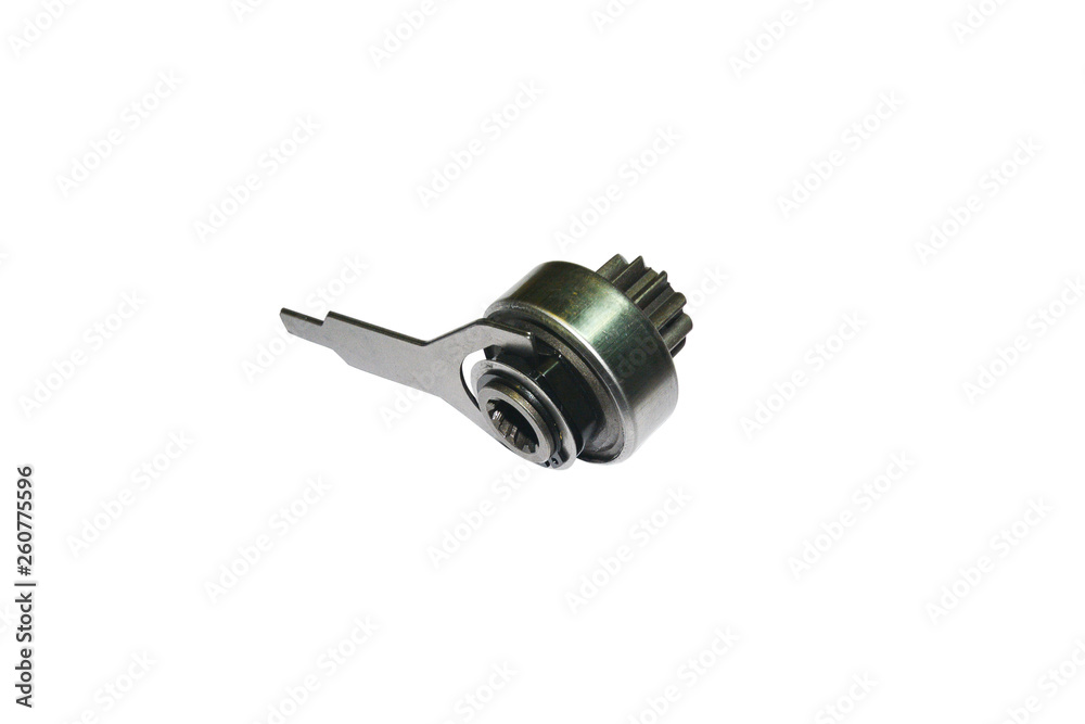 Bendix Drive starter. Detail for starter of automobile. starter drive for motor starter Bendix Drive starter. Detail for starter of automobile. starter drive for motor starter