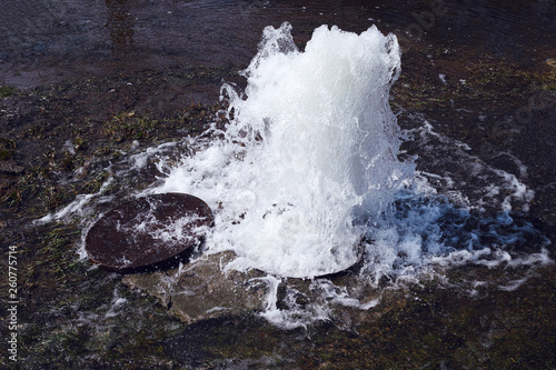 Water main break