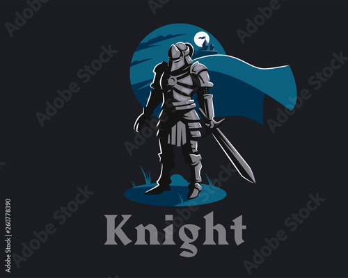 Knight armor sword