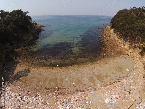 Japan Wakayama kada tomogasima island drone Helicopter shot photo