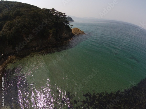 Japan Wakayama kada tomogasima island drone Helicopter shot photo