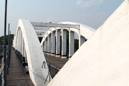 Ratsadaphisek Bridge at Lampang, Northern Thailand. photo