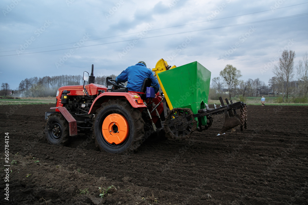 work of the tractor in the field work of the tractor in the field