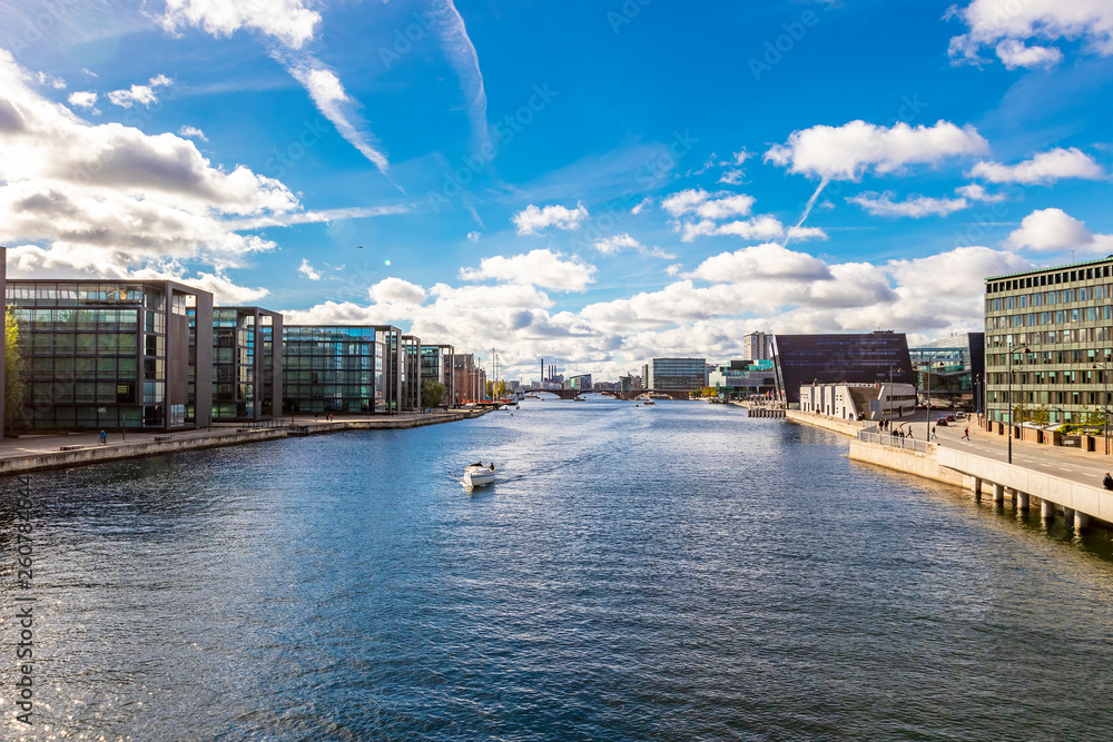 Obraz premium Copenhagen hardor, Culture Tower on Knippels Bridge