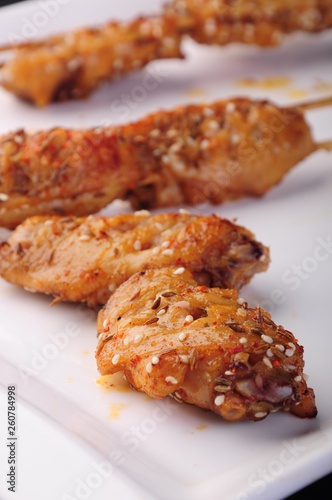 fried chicken on plate