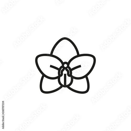 Orchid line icon