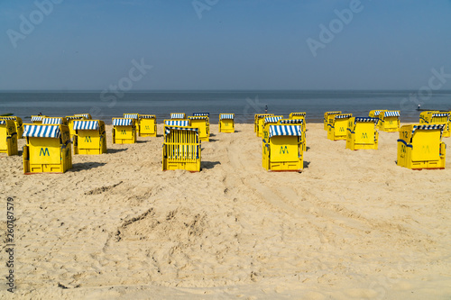 Strandkörbe in Duhnen, Cuxhaven