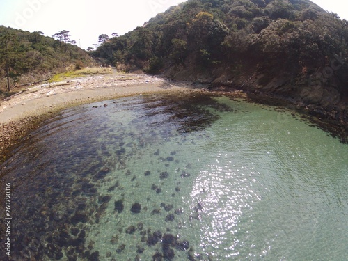 Japan Wakayama kada tomogasima island drone Helicopter shot photo