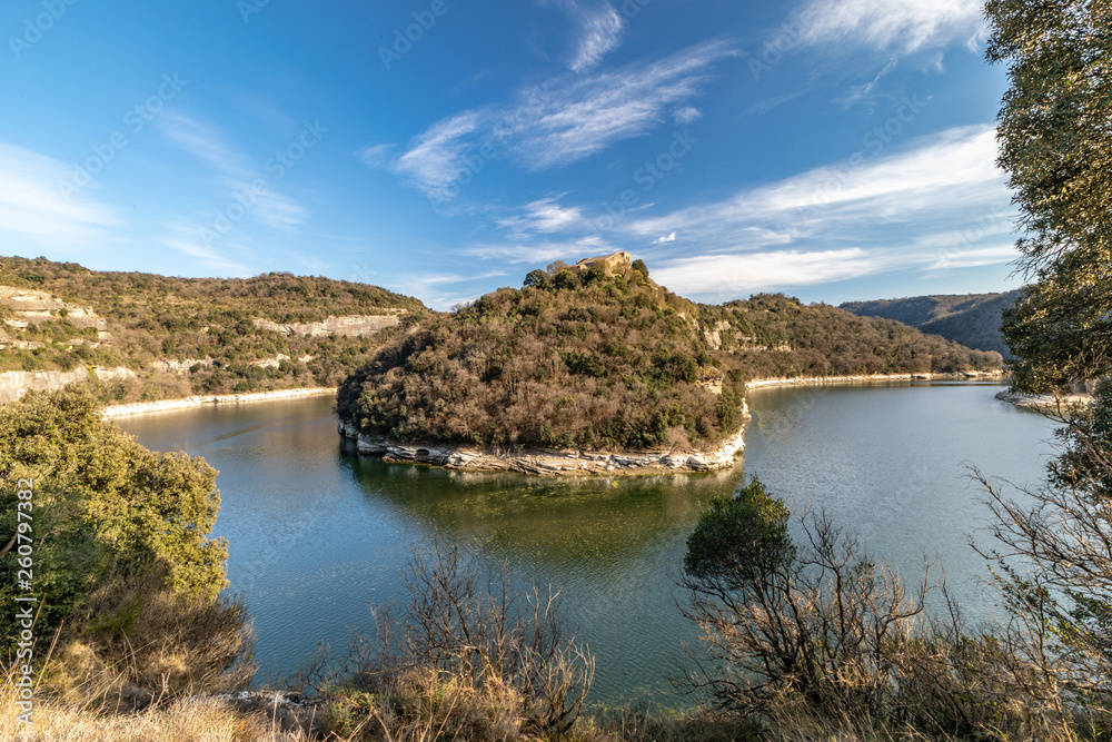 Naklejka premium Paisajes catalanes en la ribera del rio Ter - Barcelona - Susqueda
