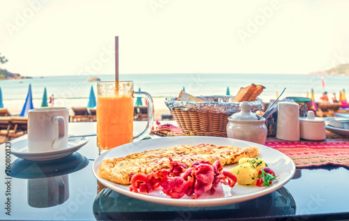 breakfast with seaview