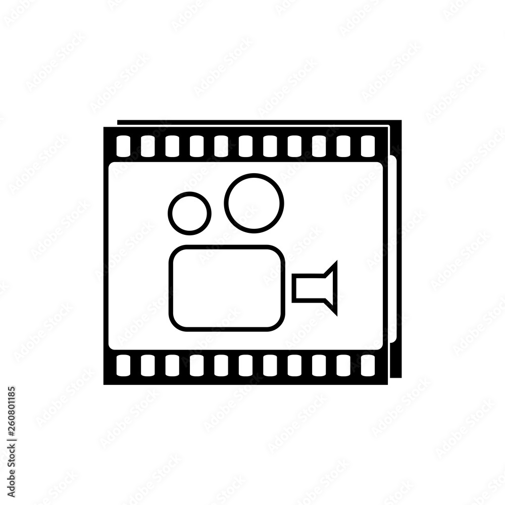 Camera design, Film frame and camera icon