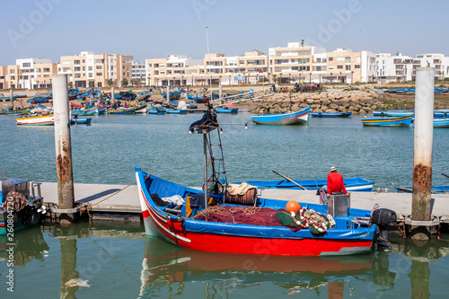 fishing boats on the shore