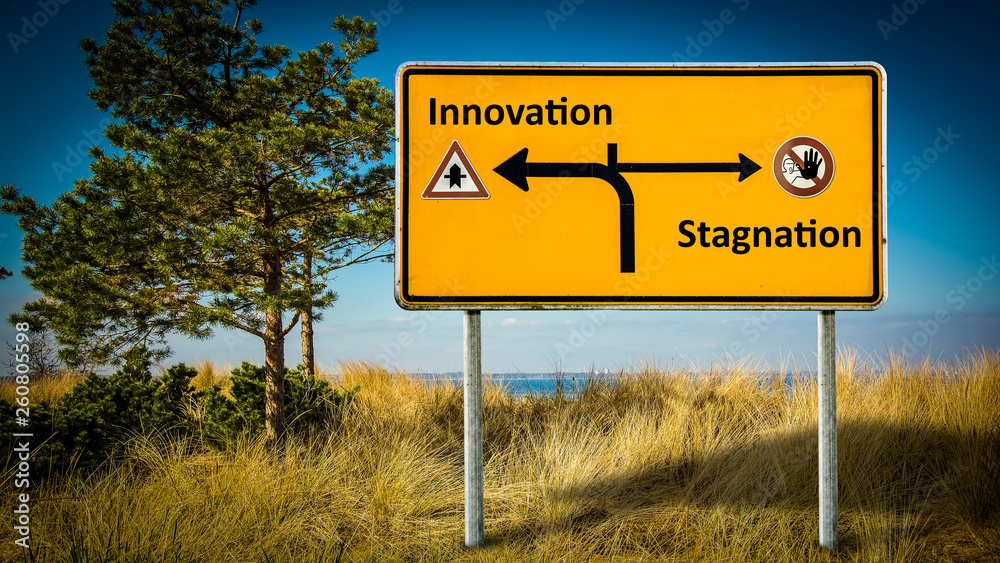 Street Sign Innovation versus Stagnation