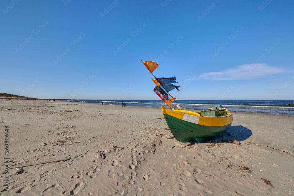 On the beach, before dawn, Baltic Sea, Jantar, Poland On the beach, before dawn, Baltic Sea, Jantar, Poland