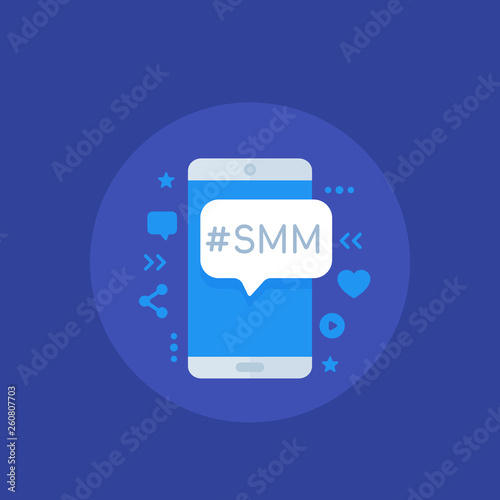 SMM vector icon