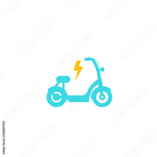electric bike, scooter icon