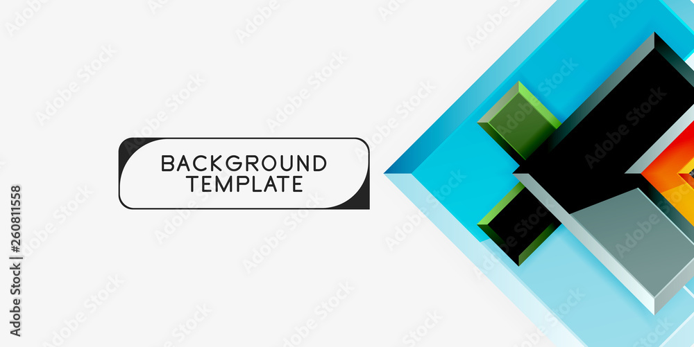 Glossy arrows geometric background Glossy arrows geometric background