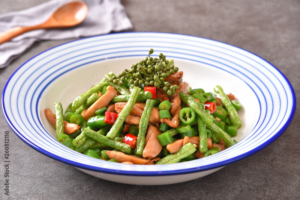 fresh salad with green beans and bacon fresh salad with green beans and bacon