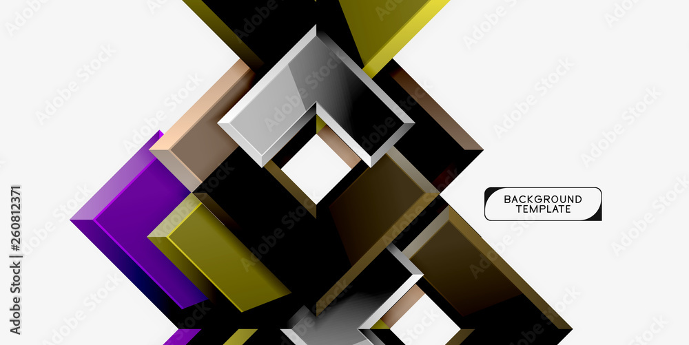 Glossy modern geometric background, abstract arrows composition Glossy modern geometric background, abstract arrows composition