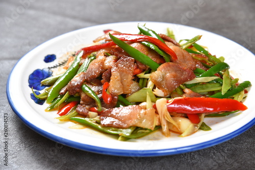 stir fried fish with vegetables