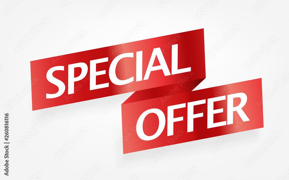 Special offer advertising banner. Vector clipart Special offer advertising banner. Vector clipart