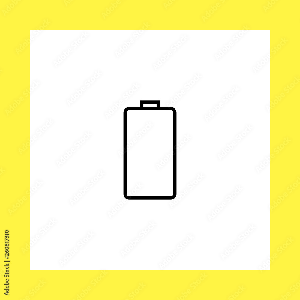 battery vector icon. flat design battery vector icon. flat design