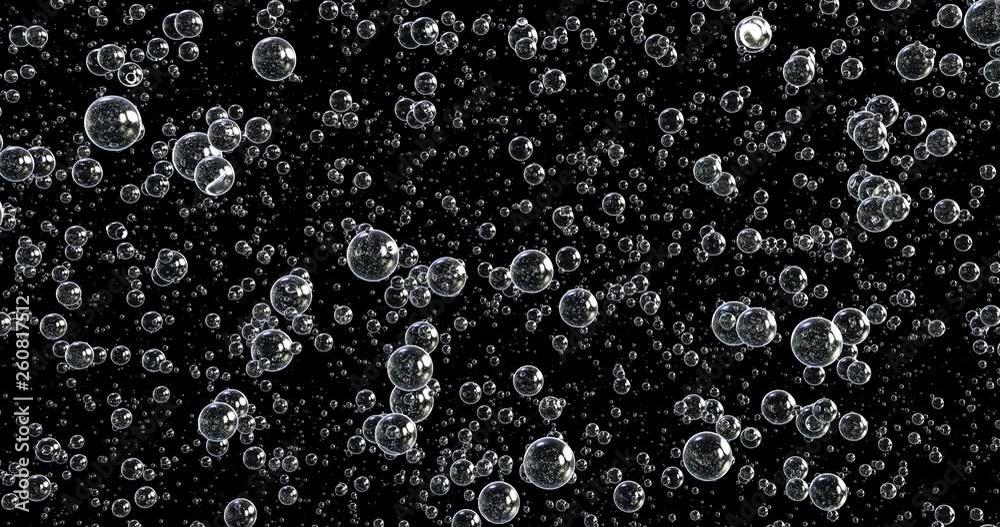 3d animation of bubbles moving and floating on a black background 3d animation of bubbles moving and floating on a black background
