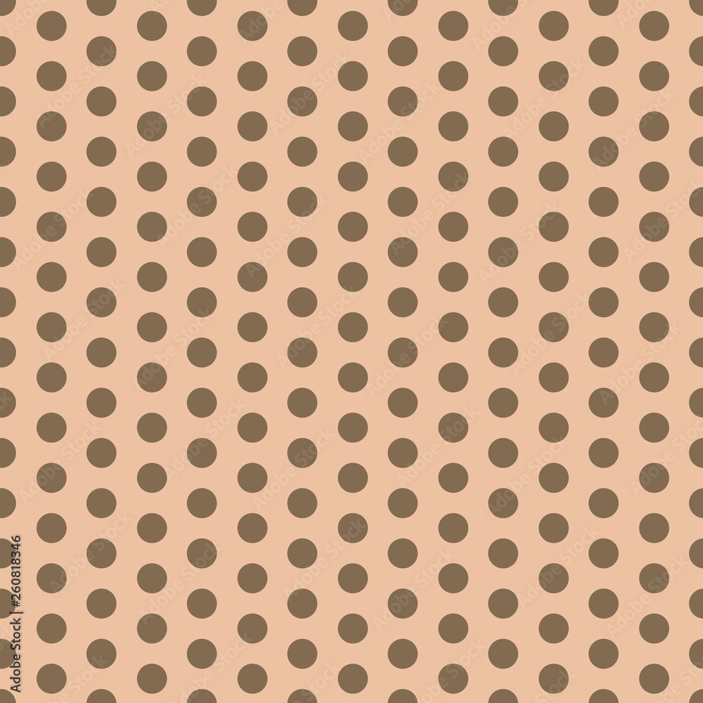 Seamless vector polka dot pattern. Design for wallpaper, fabric, textile, wrapping. Simple background